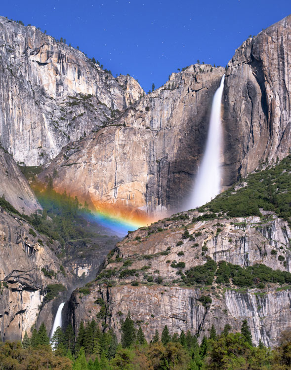 essential landscape photography gear waterfall with rainbow