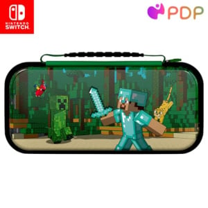 PDP Nintendo Switch Travel Case – MINECRAFT FOREST BATTLE