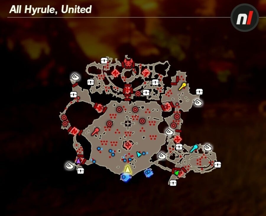 All Hyrule, United Korok Map