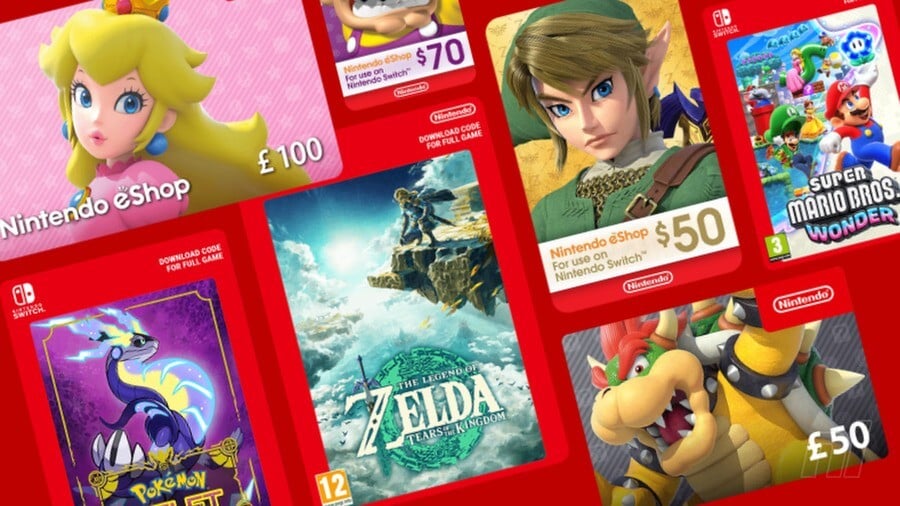 Discounted Nintendo Switch eShop Credit and Games