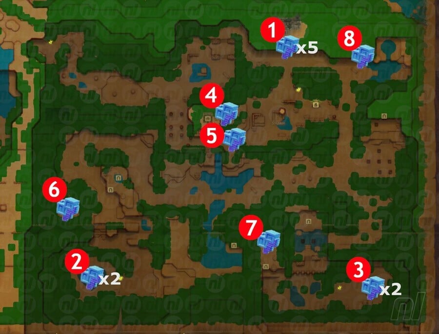 Faron Wetlands Might Crystal Map