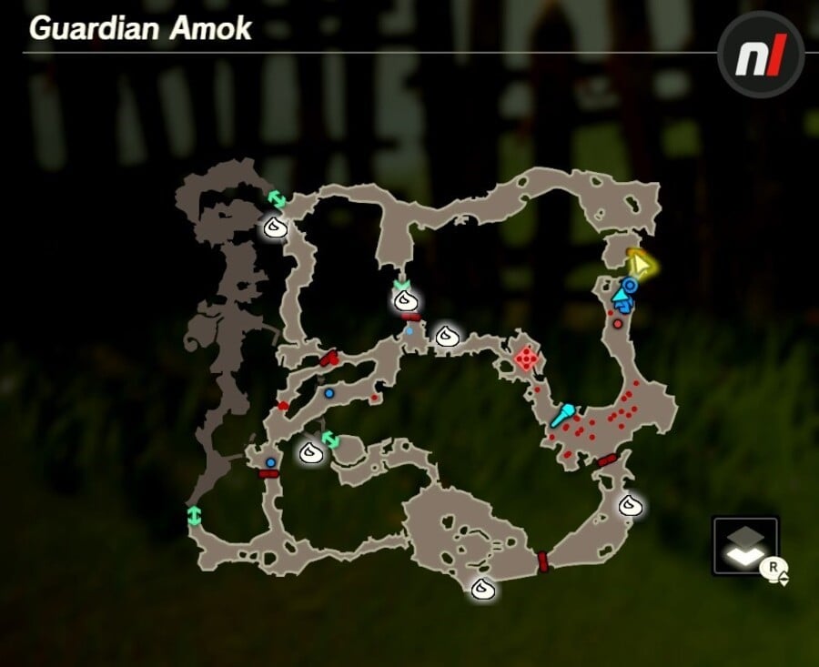 Guardian Amok Korok Map