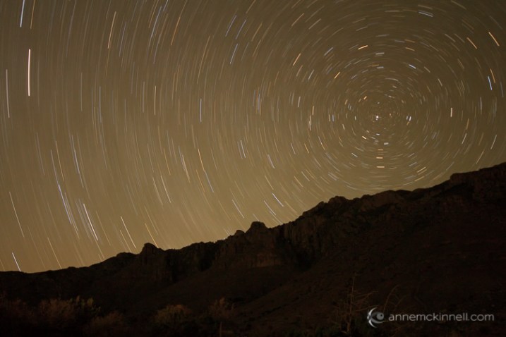 Star Trails in Guadalupe National Park