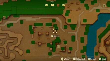 Hyrule Ruins Map