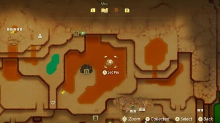 Lizalfos Burrow Map